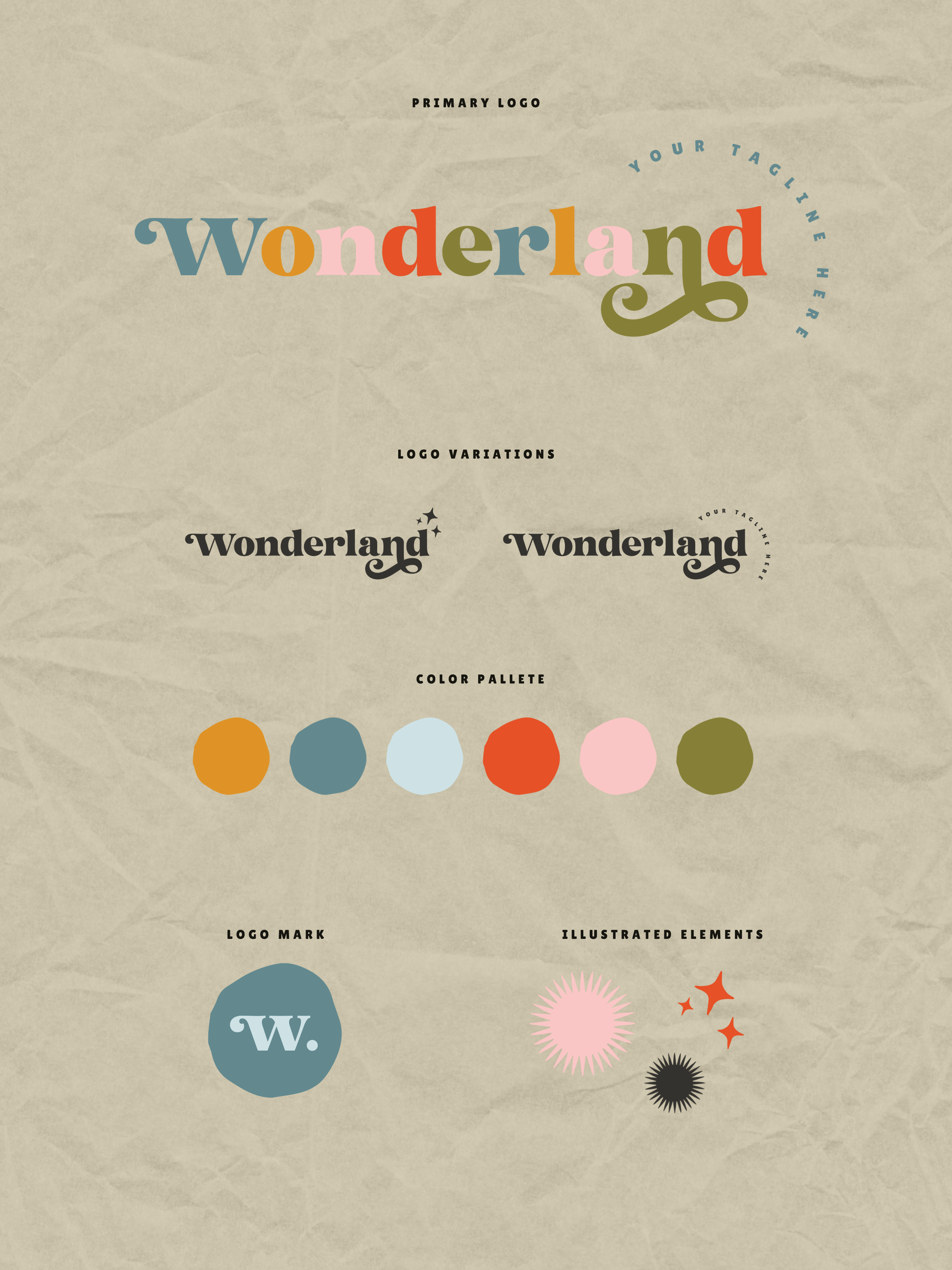 Wonderland Branding Kit